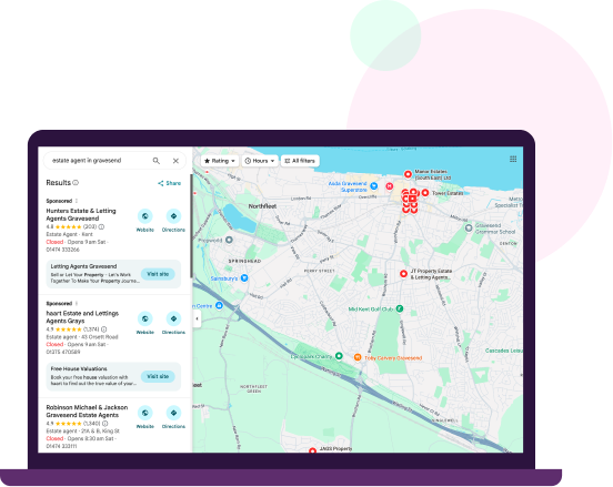 Be found on Google Maps